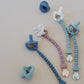 Sweetie Strap™ Silicone One-Piece Pacifier Clips: Succulent Beaded