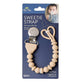 Sweetie Strap™ Silicone One-Piece Pacifier Clips: Pink Beaded