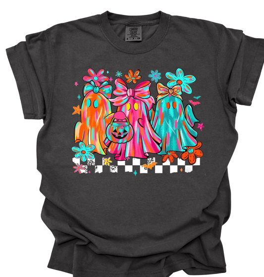 Neon Ghost Trio Graphic Tee - ADULT