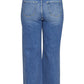 PLUS Zenana Medium Wash Wide Leg Denim Pants