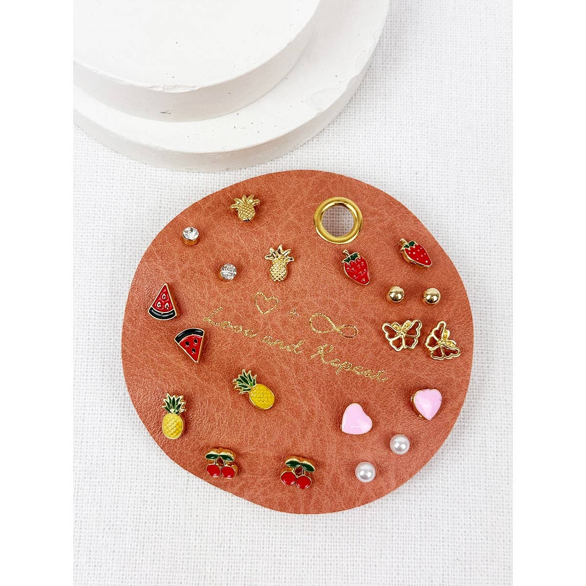 Everyday Fruity Minimalist Earrings: Set C