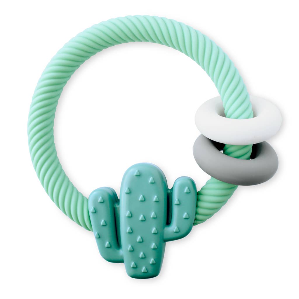 Rainbow Ritzy Rattle™ Silicone Teether Rattles