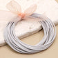 Hot Pink Guitar String Bracelets -20pcs set
