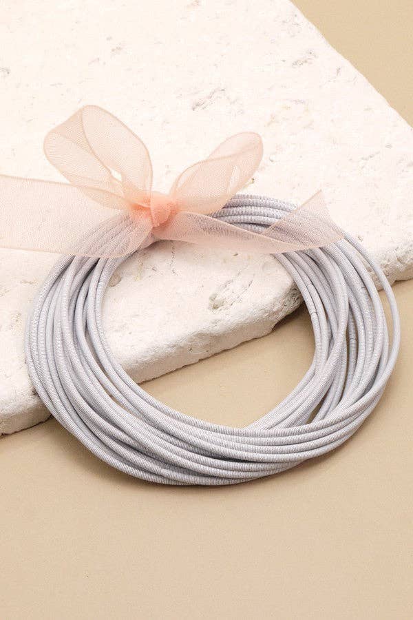 Hot Pink Guitar String Bracelets -20pcs set