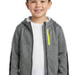 Boy's Charcoal Fleece Active Zip Up Hoodie