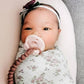 Sweetie Strap™ Silicone One-Piece Pacifier Clips: Succulent Beaded