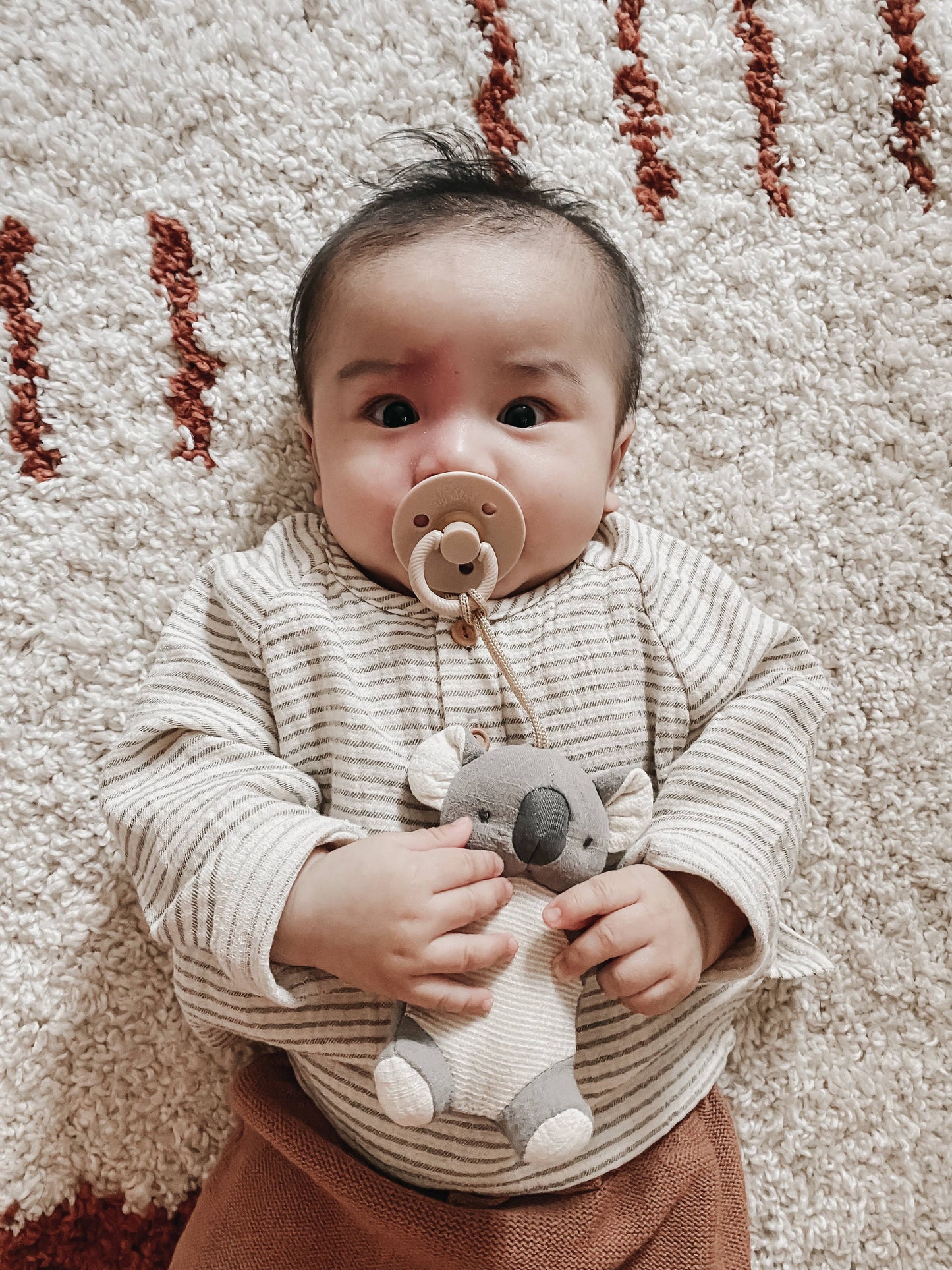 BEAR Bitzy Pal Natural Rubber Pacifier & Plush