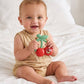 Cherries Bitzy Shake™ - Silicone Teether with Rattle