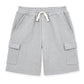 Boys' Grey Soft Waffle Knit Cargo Short