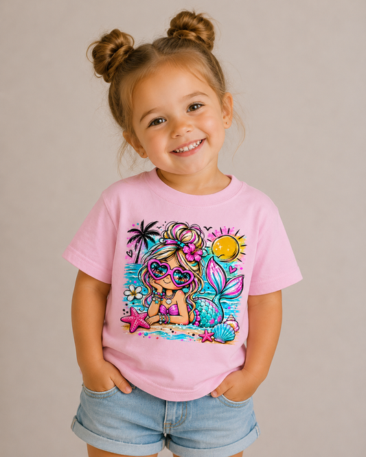 Mermaid Kids Graphic Tee