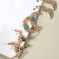 WESTERN BULL HEAD HORN BOOTS TRIO EARRINGS | 80E6035: GOLD