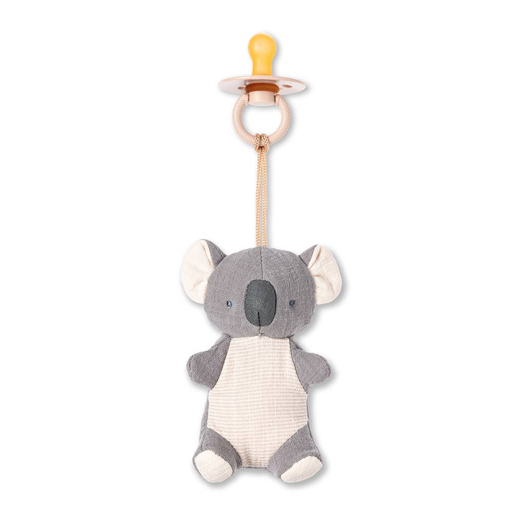BEAR Bitzy Pal Natural Rubber Pacifier & Plush