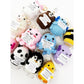 Positive Animal Crochet Keychain