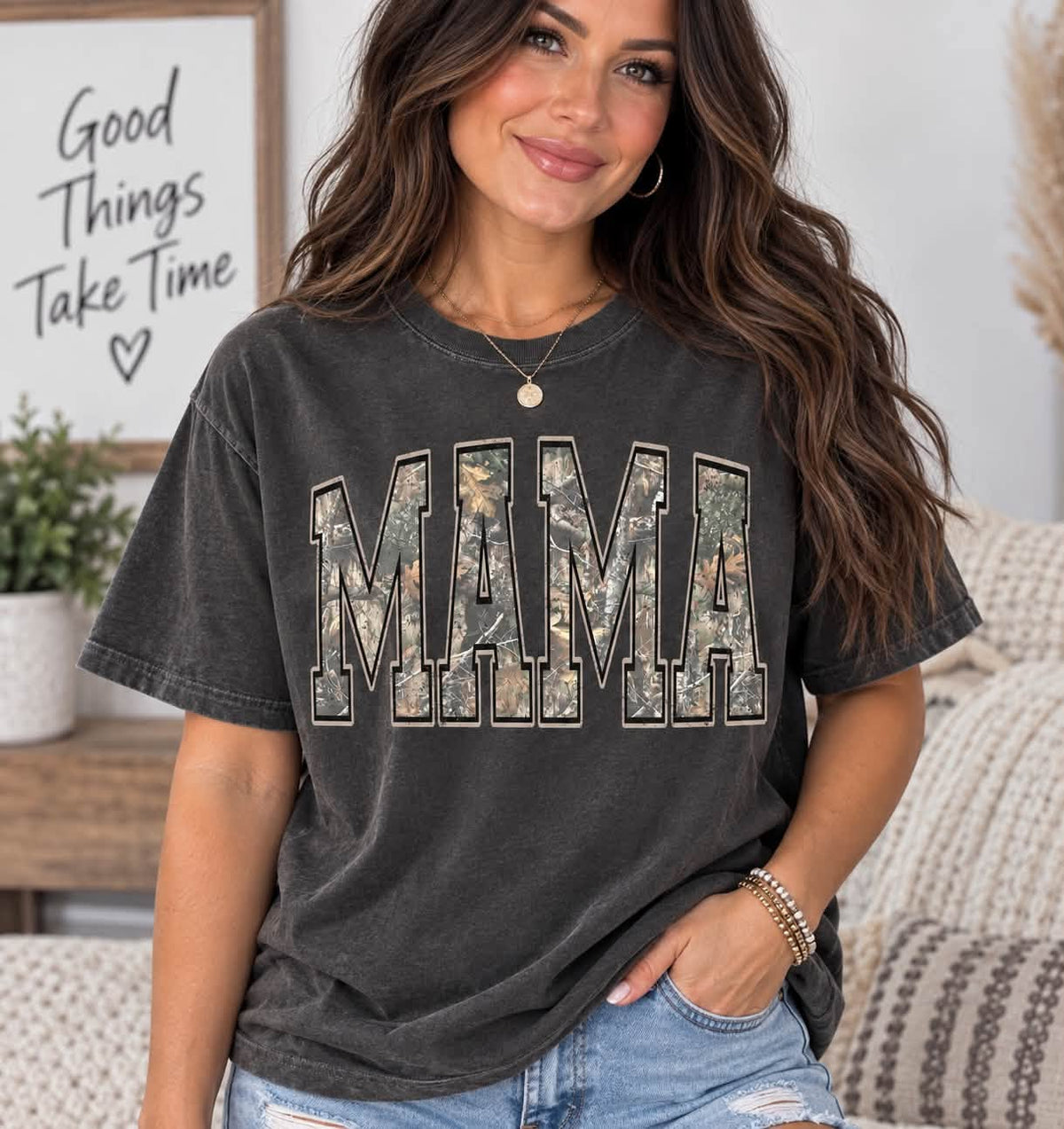 Country Camo Mama Tee