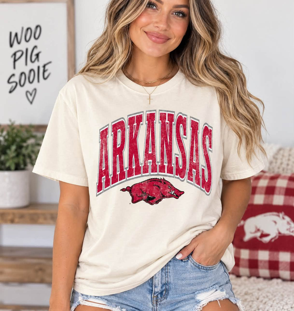 Arkansas Throwback Tee
