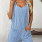 Gray Sleeveless Twisted Strip Knit Jumpsuit