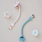 Sweetie Strap™ Silicone One-Piece Pacifier Clips: Succulent Beaded
