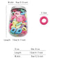 CHILDREN ELASTIC HAIR TIES 100 PC JAR