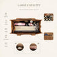 Camel Checkered Tote Bag Purse