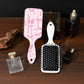PINK WITH BOWS LARGE DETANGLE PADDLE HAIR BRUSH COMB