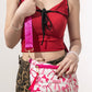 Pink Bow Jolie Puffer Bag