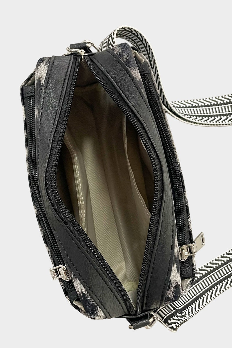 Leopard Print crossbody camera bag