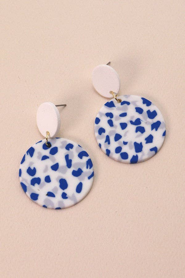 Colorful Dots Polymer Earrings
