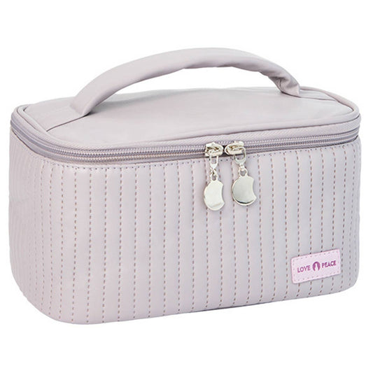PURPLE SQUARE MAKEUP BAG