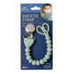 Sweetie Strap™ Silicone One-Piece Pacifier Clips: Pink Beaded