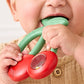Cherries Bitzy Shake™ - Silicone Teether with Rattle