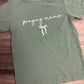 Praying Mama LT Green Graphic Tee