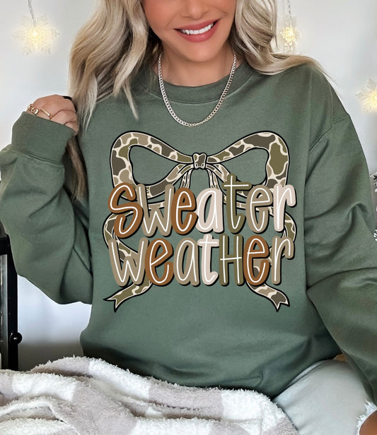 Sweater Weather Green Sweatshirt