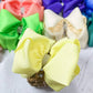 Texas Size Rhinestone Center Knot Hair Bows: Coral