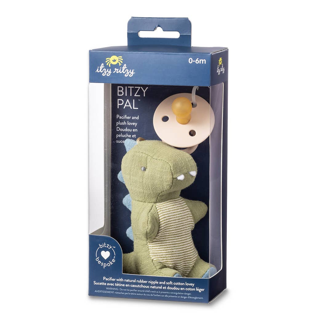 BEAR Bitzy Pal Natural Rubber Pacifier & Plush