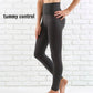 Navy Blue Tummy Control Fleece Lined Leggings One Size & Curvy