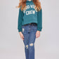 Girls Taylor Relax Fit Elastic Back Roll Cuff Jeans
