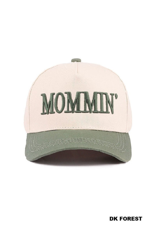 Mommin' Forest Green Trucker Hat