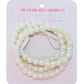 Pearl beaded dual usb fast charging cable