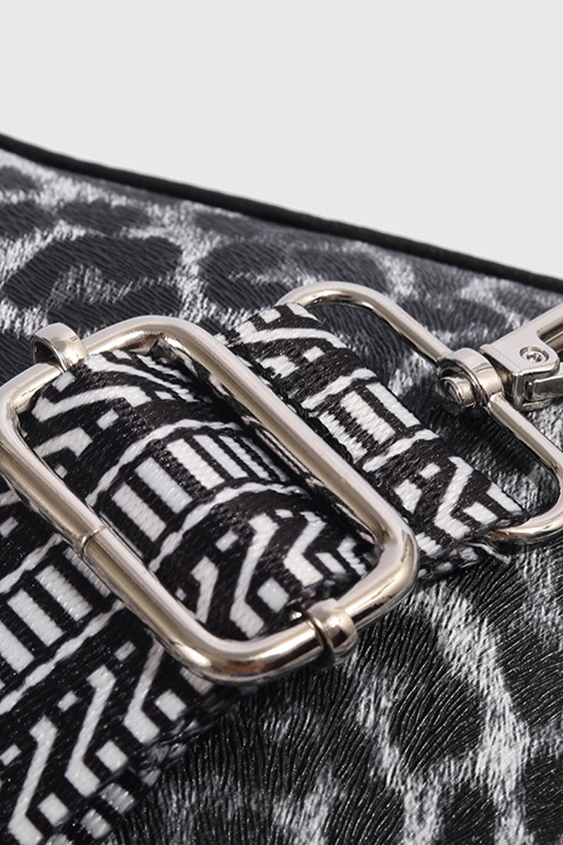 Leopard Print crossbody camera bag