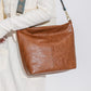 Camel Brown hobo Style Crossbody Bag Purse