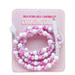 Beaded dual usb fast charging cable