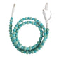 Turquoise beaded dual usb fast charging cable