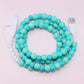 Turquoise beaded dual usb fast charging cable