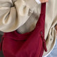 Large crescent crossbody bag