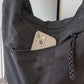 Large crescent crossbody bag