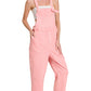 Pink Washed Overalls with Adjustable Knot Straps