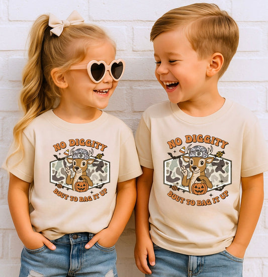 No Digity about to Bag it up graphic tee - YOUTH