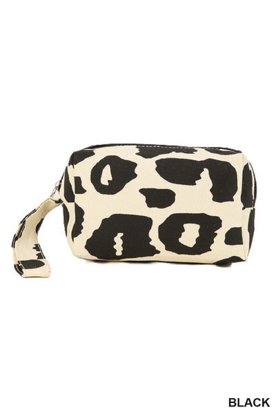 Leopard Print Cosmetic Bag