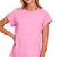 Candy Pink Zenana Cotton Tee