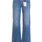 Zenana Medium Wash Wide Leg Denim Pants